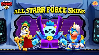 Brawl Stars All Starr Force Skins Unlocked