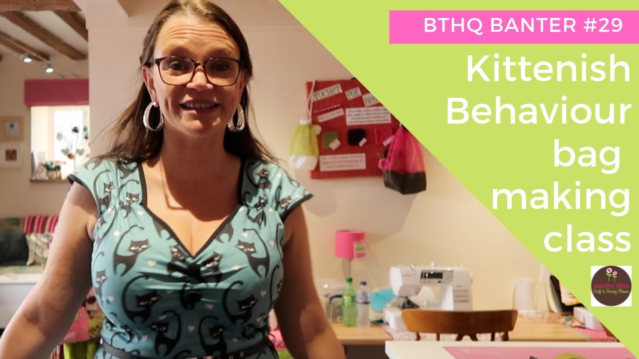 Wearing cat dresses & making bags with Kittenish Behaviour | BTHQ