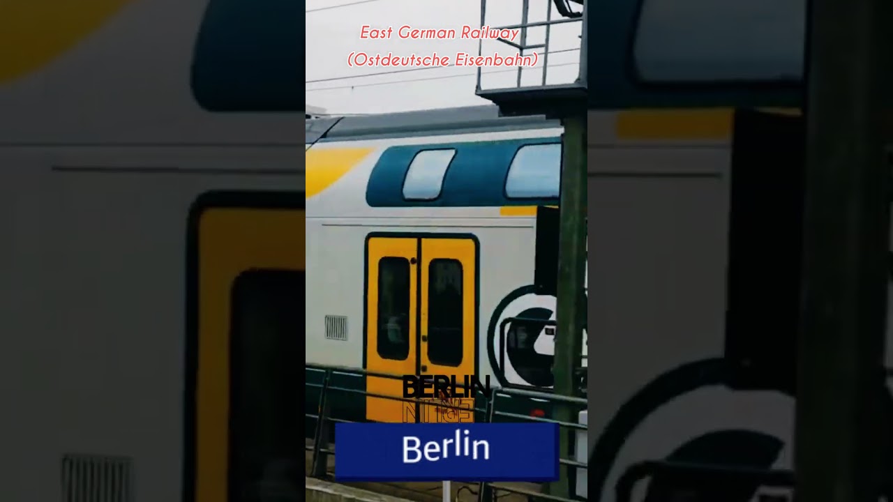 East German Railway from Berlin Central Station