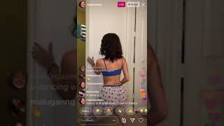 Malu trevejo twerking on insta live chords