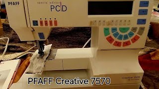 Nice PFAFF Creative 7570 Sewing Machine @JacquelineJaroffaith #sewingmachinereview