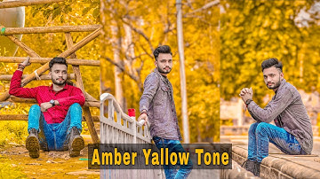 Lightroom Se 1 Click Me Photo Edit Kaise Kare || Lightroom Amber Yallow Tone Presets Tutorial