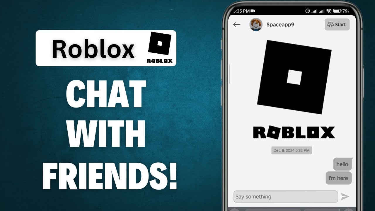 How To Chat With Friends On Roblox Mobile - YouTube