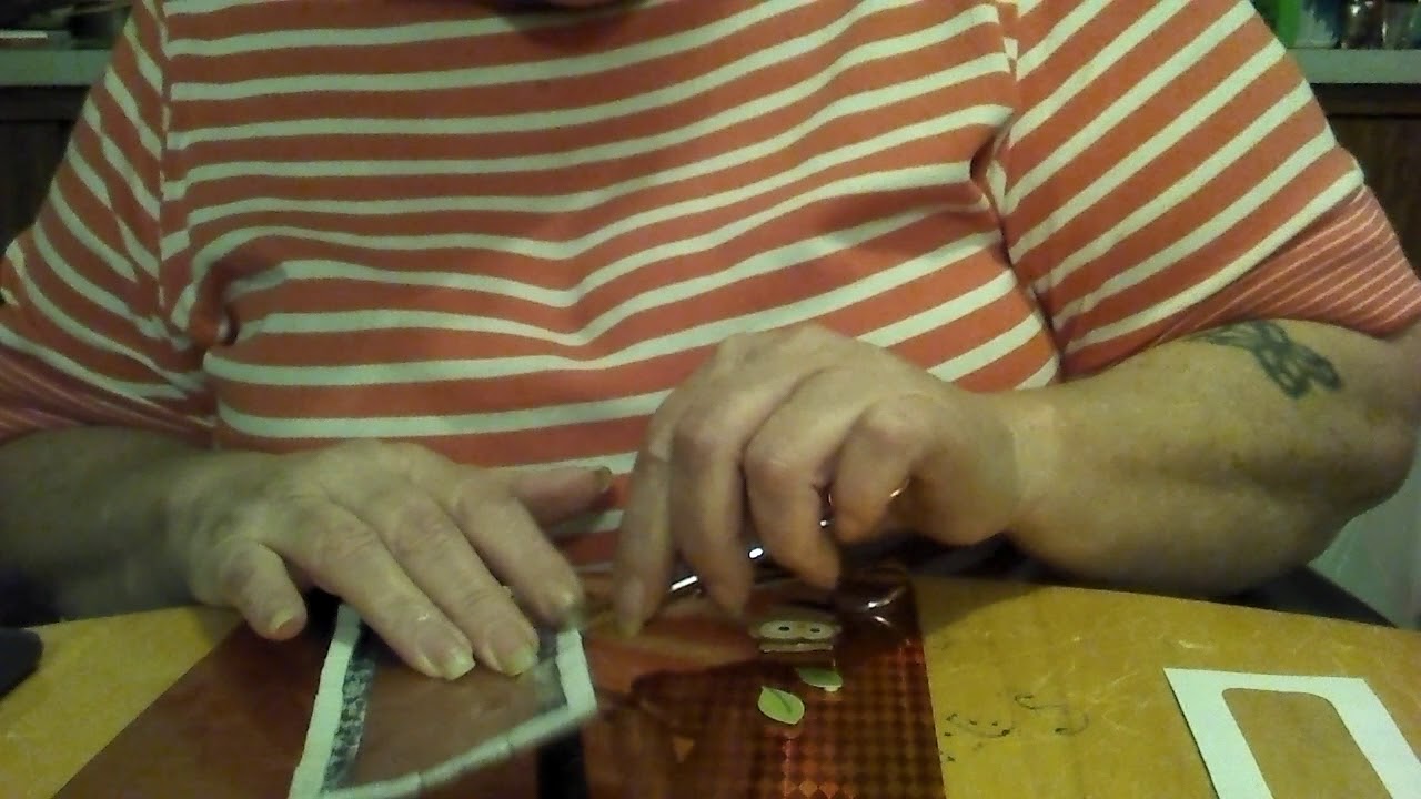 Making shaker cards and butterflies out of junk mail.