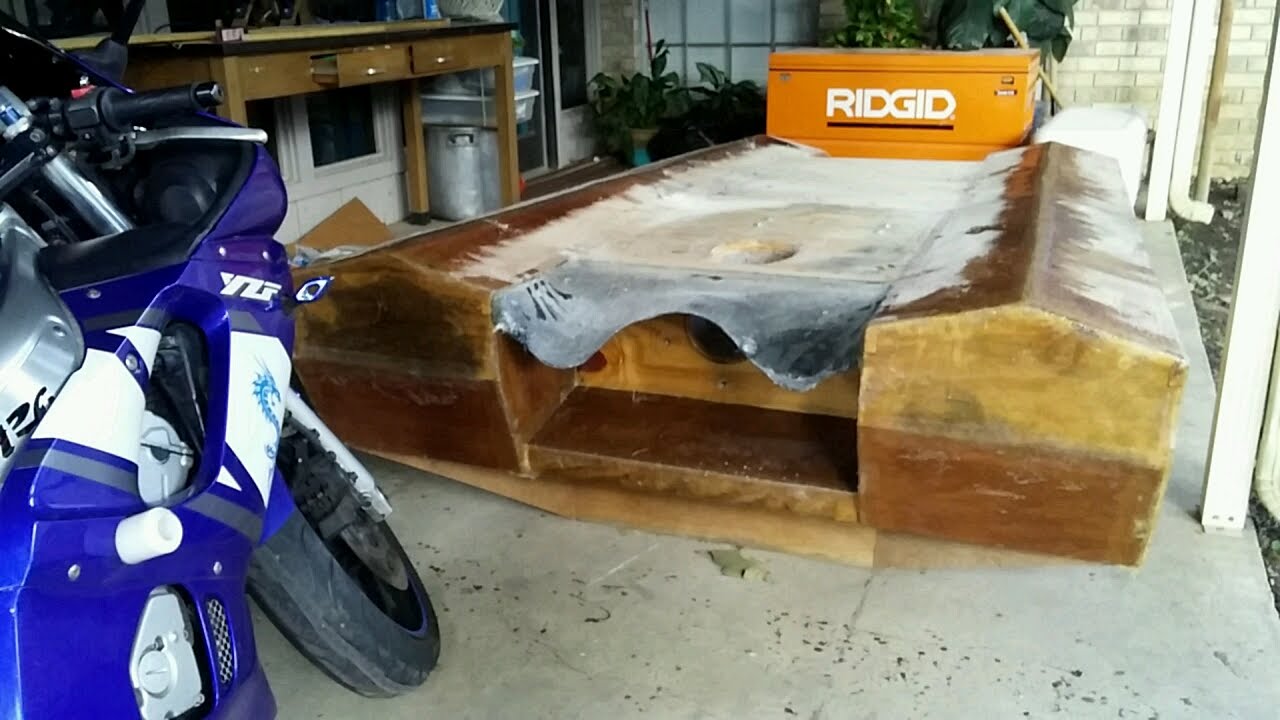 Homemade fiberglass jet boat (Update) - YouTube