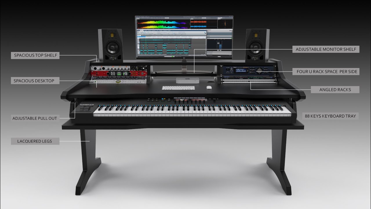 Harmony desk Black – StudioDesk