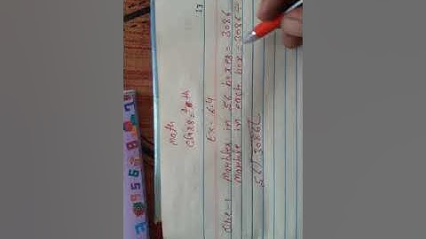 Math class 4th Ex 6.4 Que. 1,2 Write and revise in Fair notebook