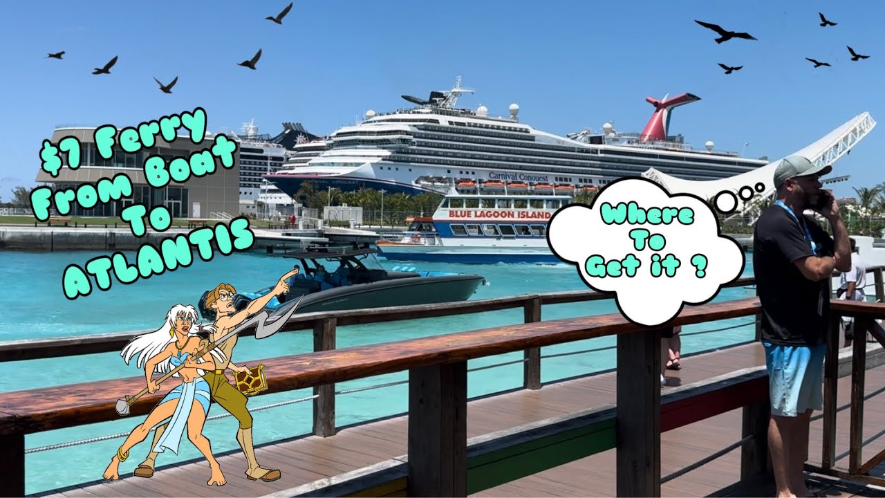 How far is atlantis from cruise port | Mapsru.com