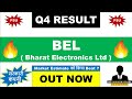 Bel q4 results 2024  bel result today  bel share latest news  bharat electronics share  bel