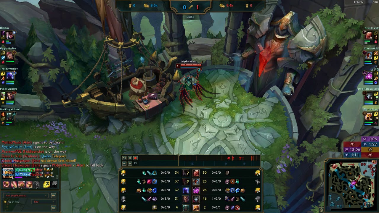 support azir pbe patch 10.7