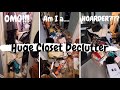 Huge Closet Declutter/Getting Stuff Done