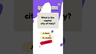 Guess The World Capitals Quiz #1