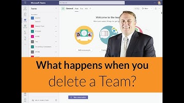 What happens when you delete a Team? [060421-1819]