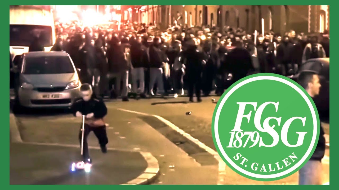 St Gallen fans in Belfast - YouTube
