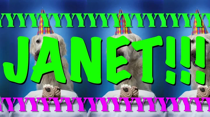 HAPPY BIRTHDAY JANET! - EPIC Happy Birthday Song