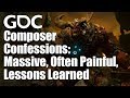 Composer Confessions: Massive, Often Painful, Lessons Learned