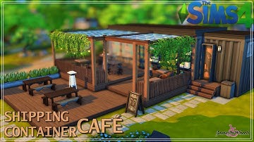 Shipping Container CAFÉ [No CC] // Stop Motion - The Sims 4