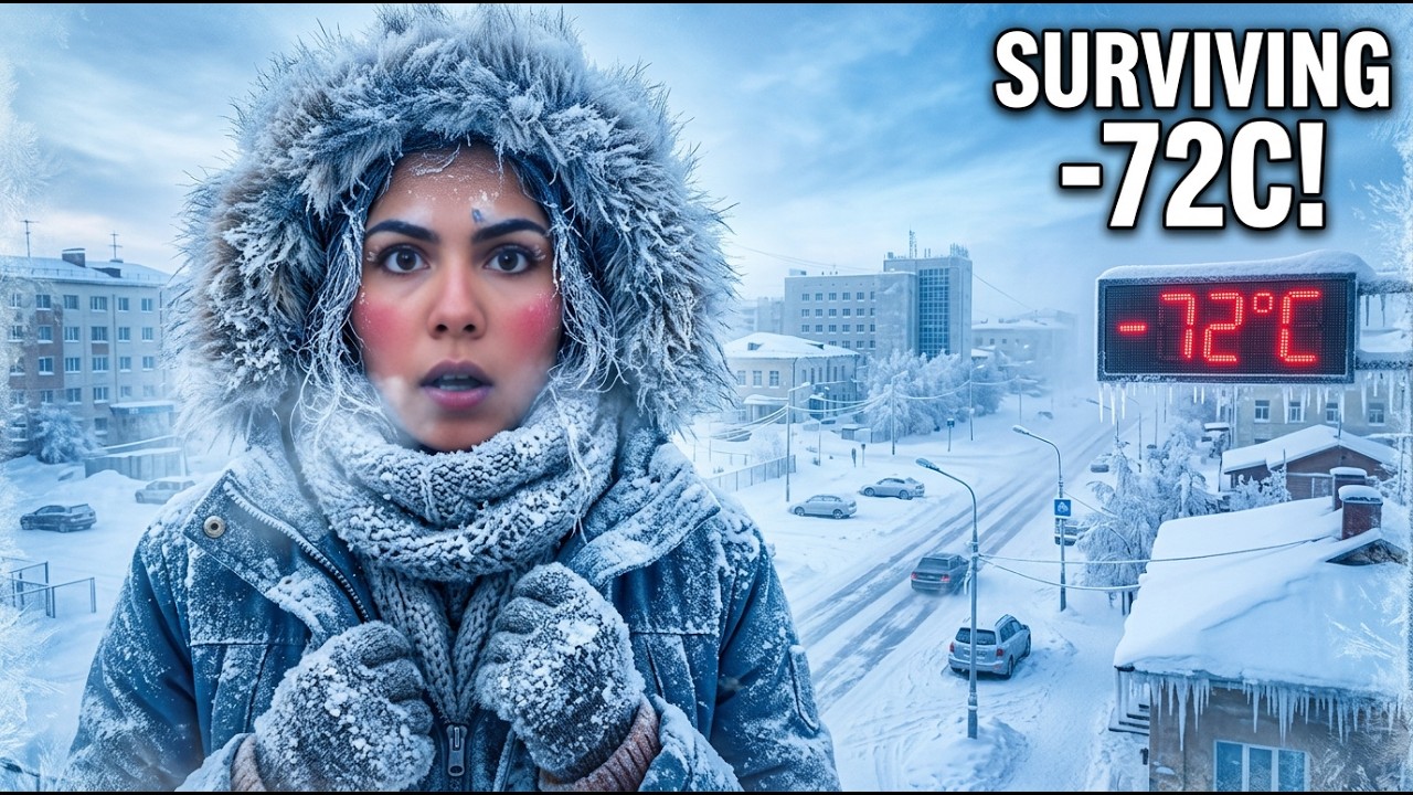 Life in COLDEST PLACE ON EARTH | -72°C in YAKUTSK, RUSSIA