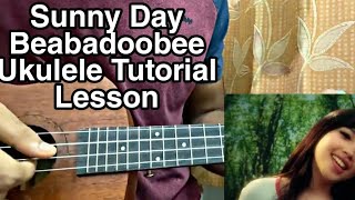 Sunny Day - Beabadoobee // Easy Ukulele Tutorial, Lesson, Chords