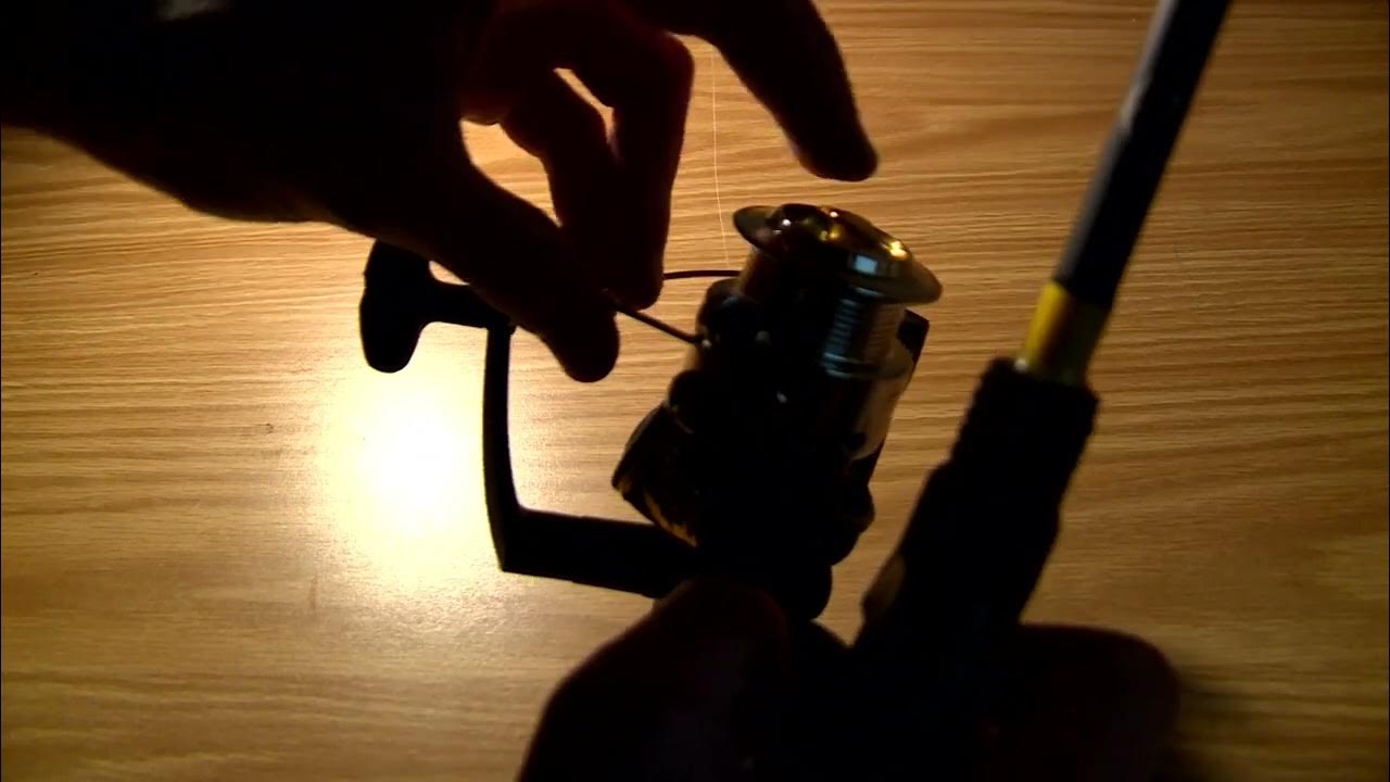 How to put Fishing Line on a Spinning Reel YouTube