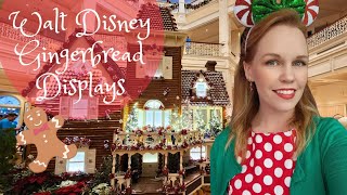 Resort Hopping to ALL Six Gingerbread Displays at Walt Disney World - Christmas 2023 🏰