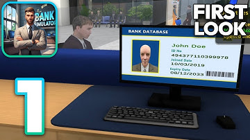 Bank Simulator Money Business - Walkthrough Gameplay Part 1 - Tutorial (iOS, Android)