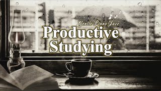 Rain Makes You Focus on Study Because You Can't Go Out – Soothing Piano Jazz & Gentle Rain