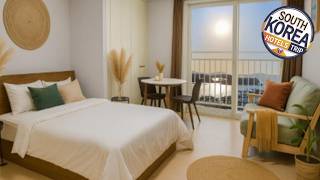 J1000 Yeosu Ubless 16-pyeong Deluxe Queen Bed Ocean View Room | Yeosu-si, South Korea | Hotel Review