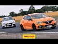 Renault megane rs 280 cup vs hyundai i30n track battle  autocar