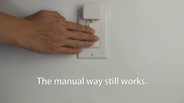 SwitchBot Bot | How to turn wall switch on and off with an add-on sticker