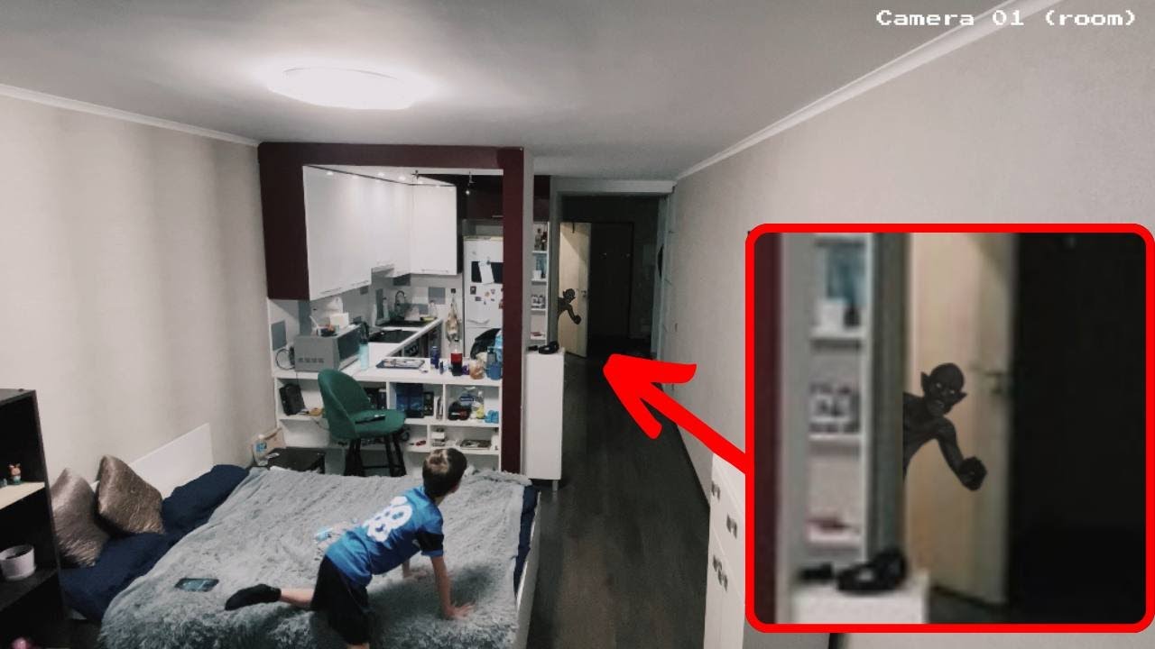 A REAL GHOST SCARED MY CHILD / creepy video