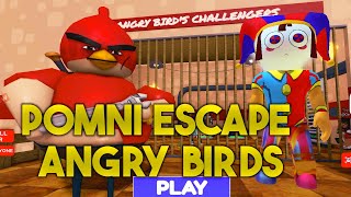 Pomni Escape Angry Birds Obby In Robloxfunny Moments Memes