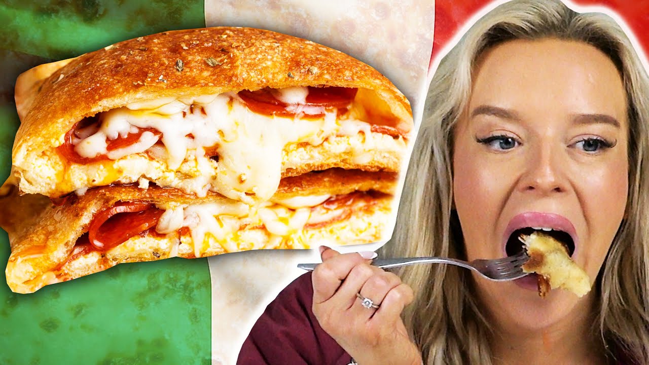 Irish People Try Calzones