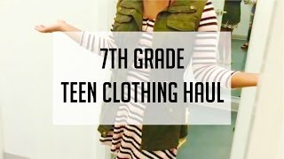 7th Grade Clothing Haul &amp; Try On 2016! Hot Topic, Macy&#39;s, Van&#39;s &amp; Thrifting