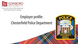 Employer Profile: Chesterfield Police Department