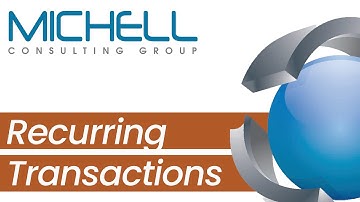 How To | Recurring Transactions in SAP Business One