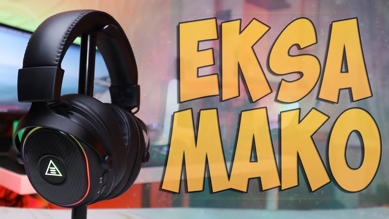 EKSA Mako BT Обзор недорогих беспроводных игровых наушников с rgb подсветкой и не только...