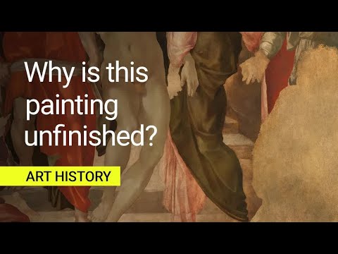 Why did Michelangelo leave this painting unfinished? | The Entombment | National Gallery