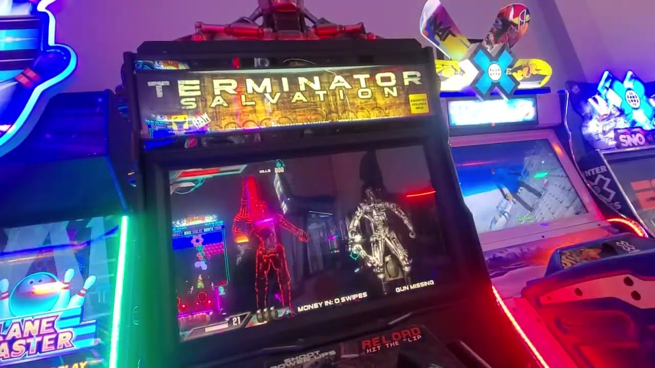 Terminator Salvation Arcade Game - Full Playthrough