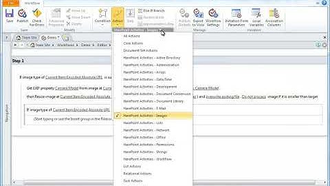 Image Processing SharePoint Workflow