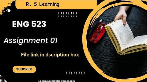 eng 523 assignment1 solution 2024 #Eng523assignment1solution2024 download assignment solution file|