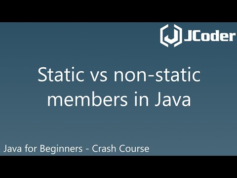 Video: Wat is statiese data in Java?