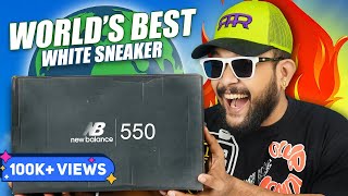 UNBOXING: New Balance 550 🔥 Best White Shoes/Sneaker Review & History | ONE CHANCE