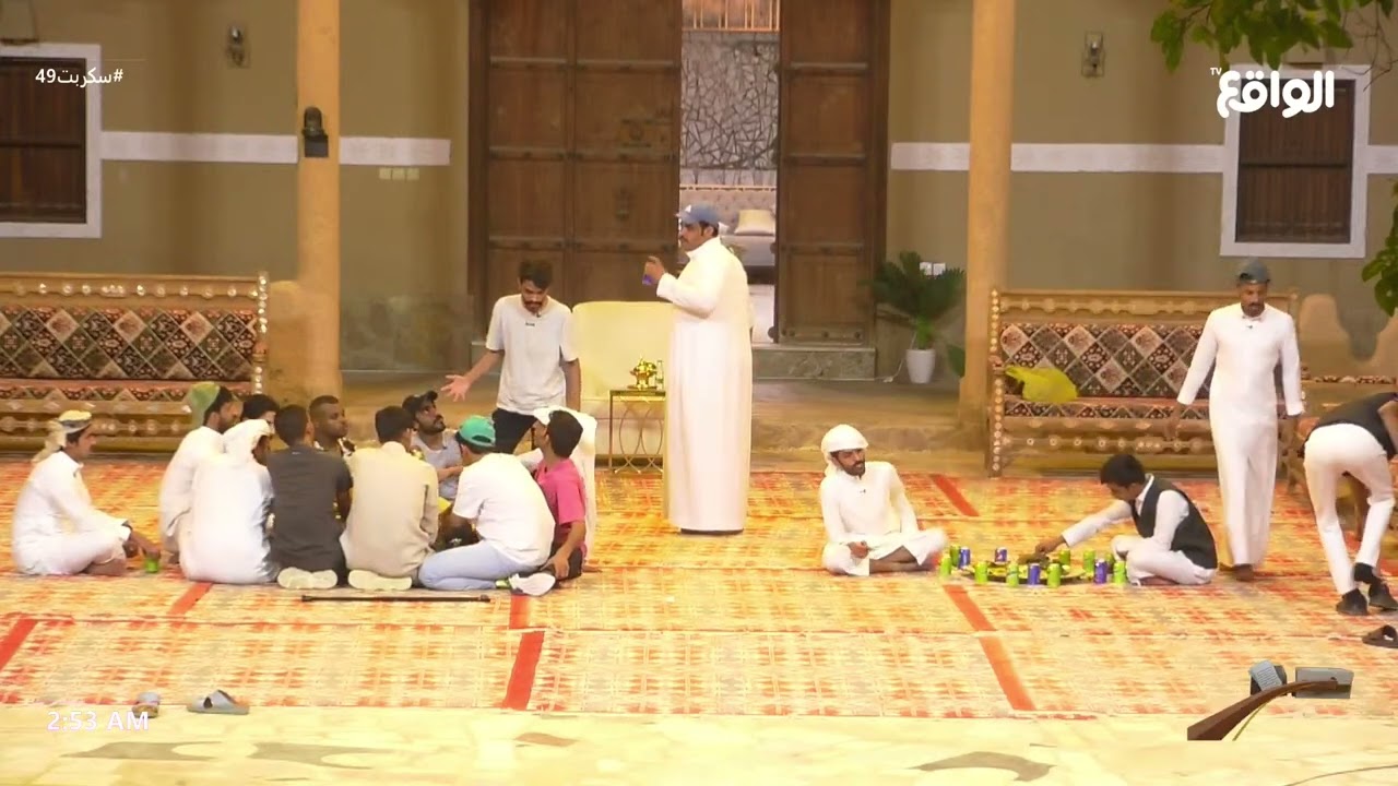 عشاء المتسابقين من الشيخ لبيه | أحمد رحيم #سكربت49