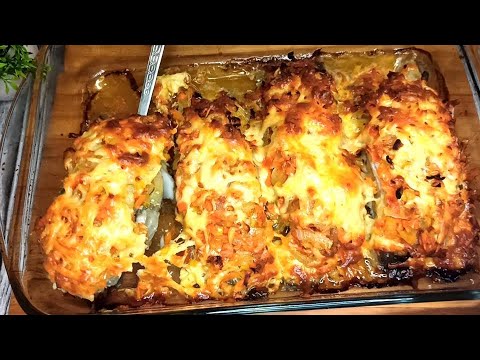 РЫБА! по-французски! под сырной шубой! в духовке. Очень сочная, вкусная и малокалорийная