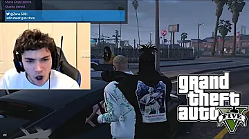 Adin Gets TROLLED and Held Hostage By Grizzley Gang On GTA RP! (Extremely Funny!)