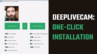 One-Click Installation for DeepLiveCam | Ready-to-Use Toolkit