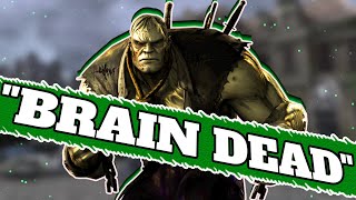 This Grappler May Look Braindead... But He Required Brains!