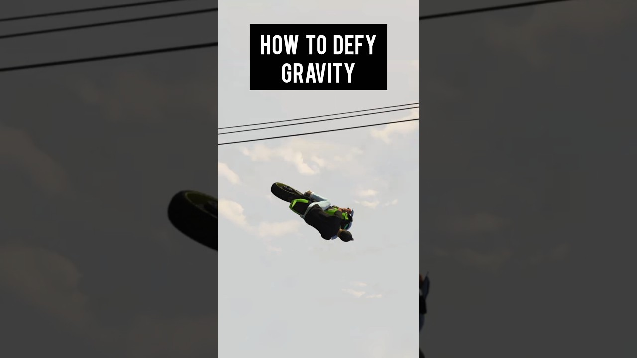 EPIC GTA 5 Motorcycle Backflip Over Power Lines! Epic Ravine Jump Win