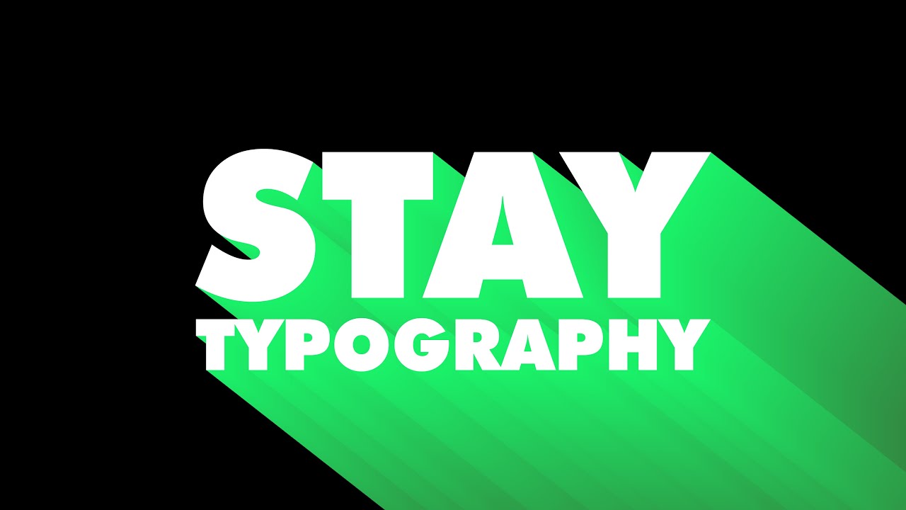 STAY - The Kid LAROI, Justin Bieber (Typography)